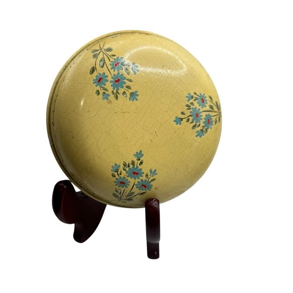 Vintage,  hand-carved Italian alabaster jewelry or trinket bowl dish flowers - Picture 6 of 9